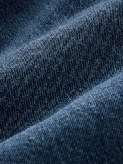 Dark Blue Adjustable Cinch Back Wide leg Hourglass 100% Cotton Jeans - Image 9 of 10