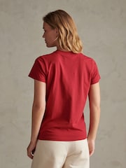 U.S. Polo Assn. Dark Red Crew Neck Double Horsemen T-Shirt - Image 4 of 6