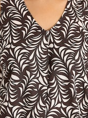 Conjunto de linho com estampa de folhas Evans - Imagem 5 de 6