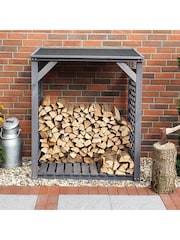 Promex Grey Garden Speyer Modern Firewood Log Store - Image 1 of 3