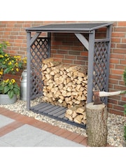 Promex Grey Garden Speyer Modern Firewood Log Store - Image 2 of 3