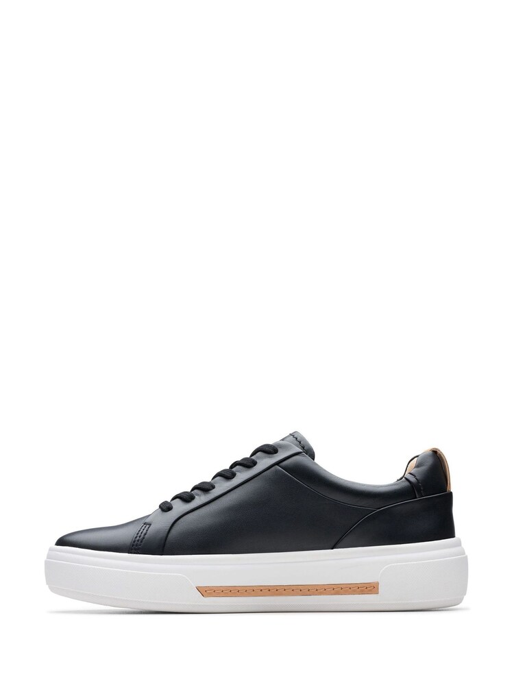 Clarks Black Standard Fit (F) Leather Hollyhock Walk Shoes - Image 2 of 7