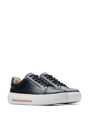 Clarks Black Standard Fit (F) Leather Hollyhock Walk Shoes - Image 4 of 7