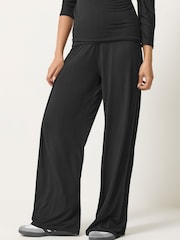 PixieGirl Petite Black Wrap Top & Wide Leg Trousers - Image 5 of 7