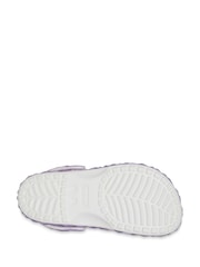 Crocs Purple Geometric Kids Clogs - Image 5 of 6