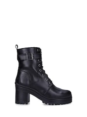 Carvela Comfort Black Secure Lace up 2 Boots - Image 2 of 5