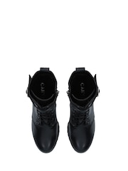 Carvela Comfort Black Secure Lace up 2 Boots - Image 4 of 5