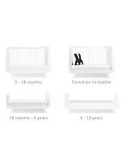 Snuz White SnuzKot Skandi Cot Bed - Image 4 of 7