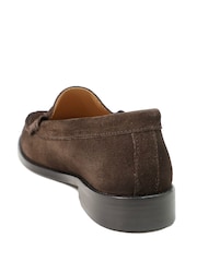 Jones Bootmaker Brown Perna Smart Leather Moccasins - Image 2 of 5