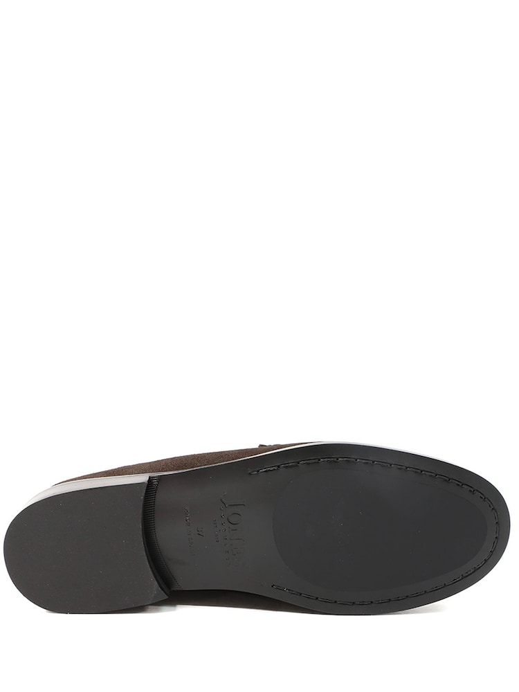 Jones Bootmaker Brown Perna Smart Leather Moccasins - Image 5 of 5