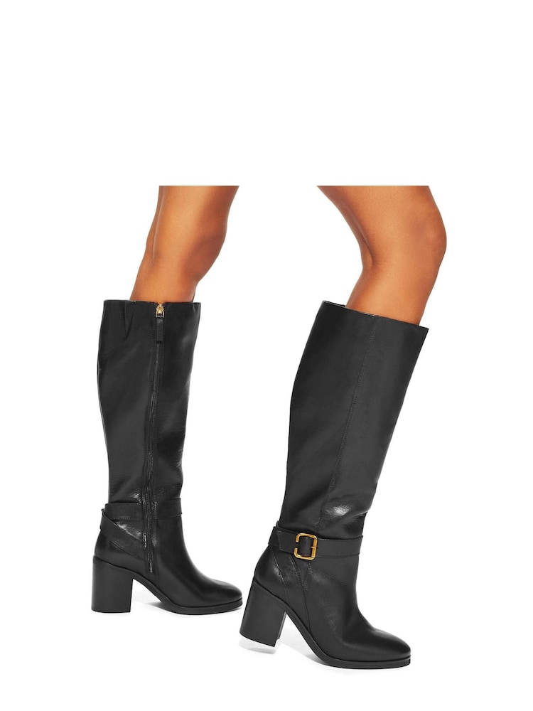 Kurt Geiger London Black Hampstead High Leg Boots - Image 5 of 5