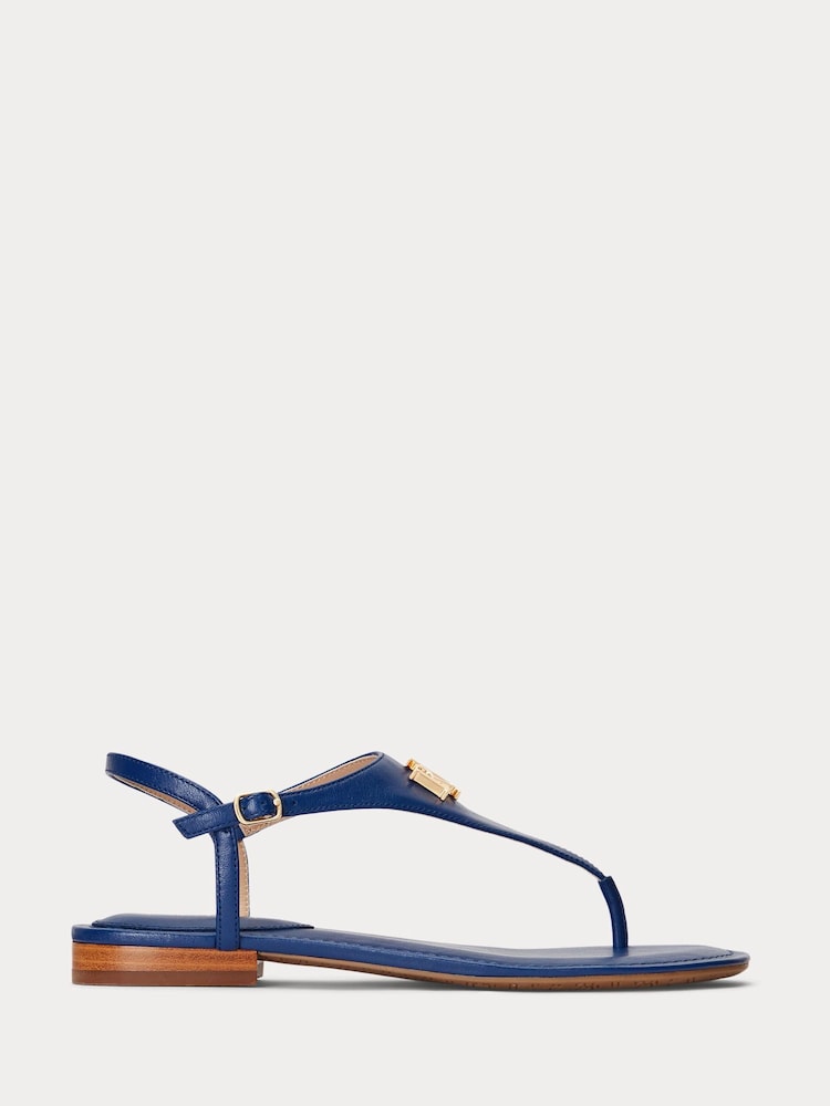 Lauren Ralph Lauren Ellington Nappa Leather Sandals - Image 2 of 4