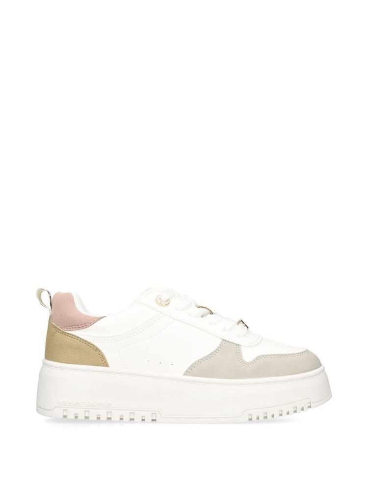 KG Kurt Geiger Taupe Lana Trainers - Image 1 of 5