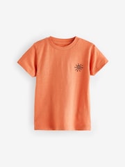 Neutral 100% Cotton Short Sleeve T-Shirts 5 Pack (3mths-7yrs) - Image 10 of 14