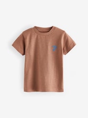 Neutral 100% Cotton Short Sleeve T-Shirts 5 Pack (3mths-7yrs) - Image 12 of 14