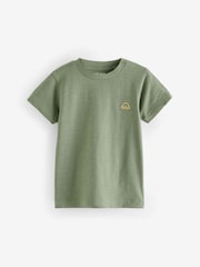 Neutral 100% Cotton Short Sleeve T-Shirts 5 Pack (3mths-7yrs) - Image 13 of 14