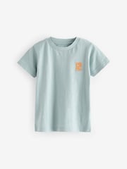 Neutral 100% Cotton Short Sleeve T-Shirts 5 Pack (3mths-7yrs) - Image 8 of 14