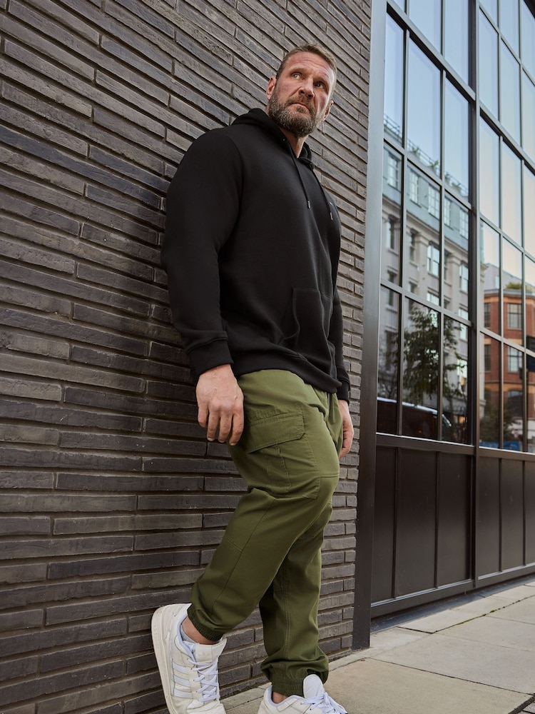 BadRhino Big & Tall Green 100% Cotton Ripstop Cargo Trousers - Image 1 of 3