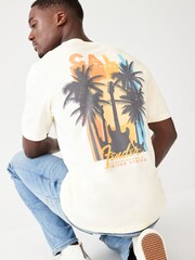 Ecru Fender Band Graphic 100% Cotton T-Shirt - Image 1 of 8
