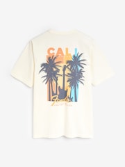 Ecru Fender Band Graphic 100% Cotton T-Shirt - Image 6 of 8