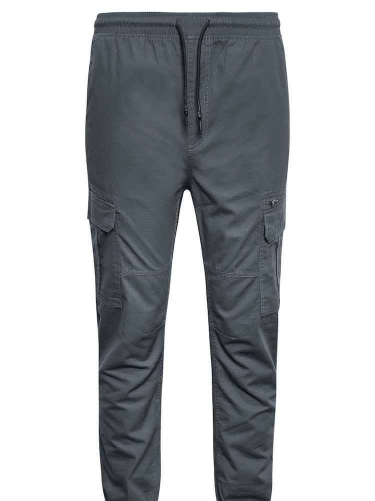 BadRhino Big & Tall Grey Ripstop Cargo Trousers - Image 2 of 3