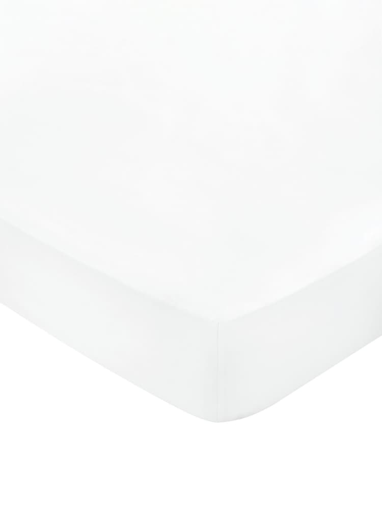 Bedeck of Belfast White Bob 600 Thread Count Egyptian Fitted Sheet - Image 2 of 2