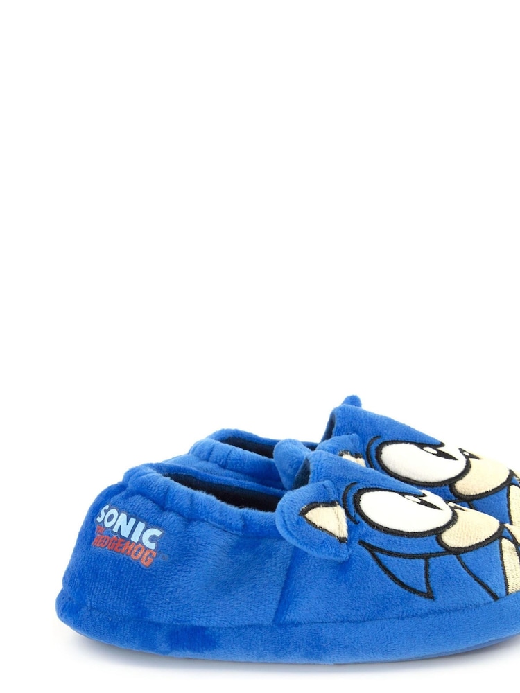 Vanilla Underground Blue Sonic Winter Slippers - Image 2 of 5
