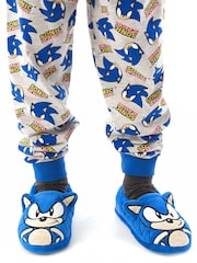 Vanilla Underground Blue Sonic Winter Slippers - Image 5 of 5