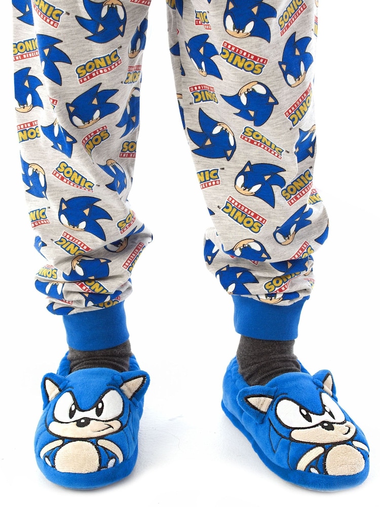 Vanilla Underground Blue Sonic Winter Slippers - Image 5 of 5