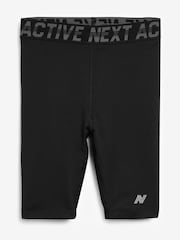 Black Base Layer Shorts (3-16yrs) - Image 1 of 4