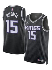 Nike Black Sacramento Kings Jordan Statement Edition Swingman Jersey - Davion Mitchell Unisex - Image 1 of 4