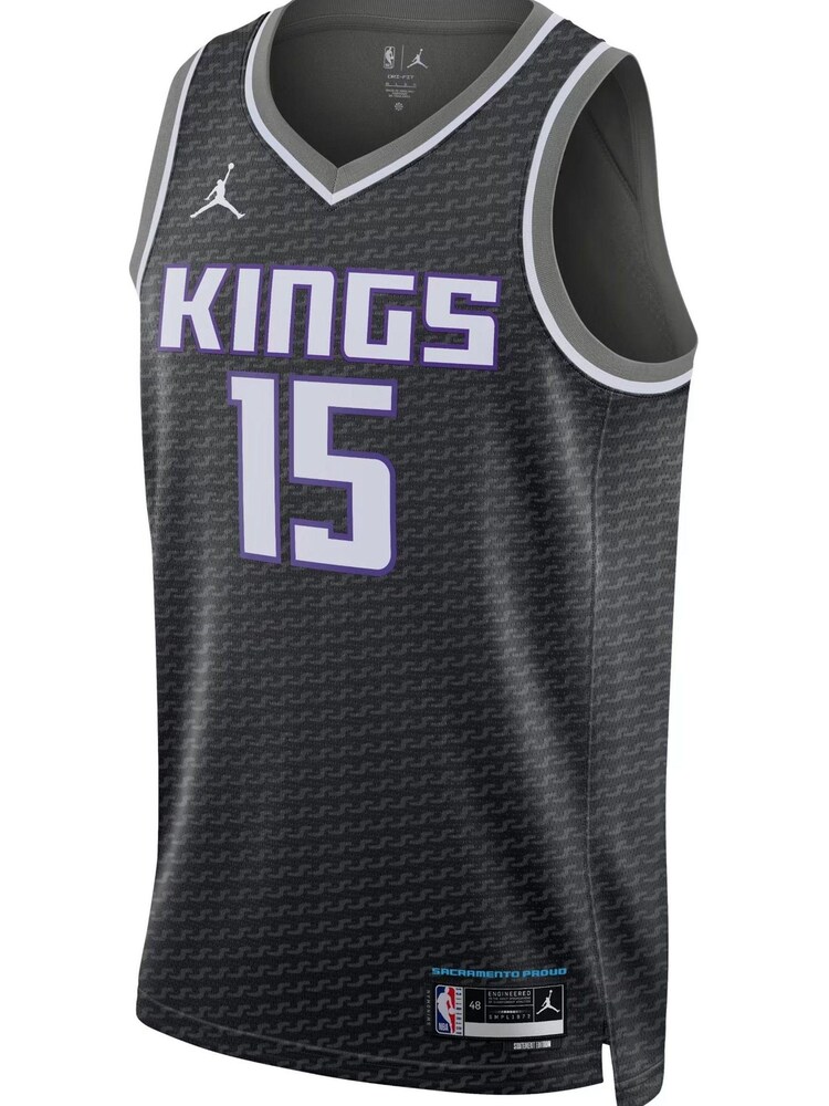 Nike Black Sacramento Kings Jordan Statement Edition Swingman Jersey - Davion Mitchell Unisex - Image 2 of 4