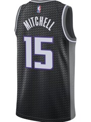 Nike Black Sacramento Kings Jordan Statement Edition Swingman Jersey - Davion Mitchell Unisex - Image 3 of 4