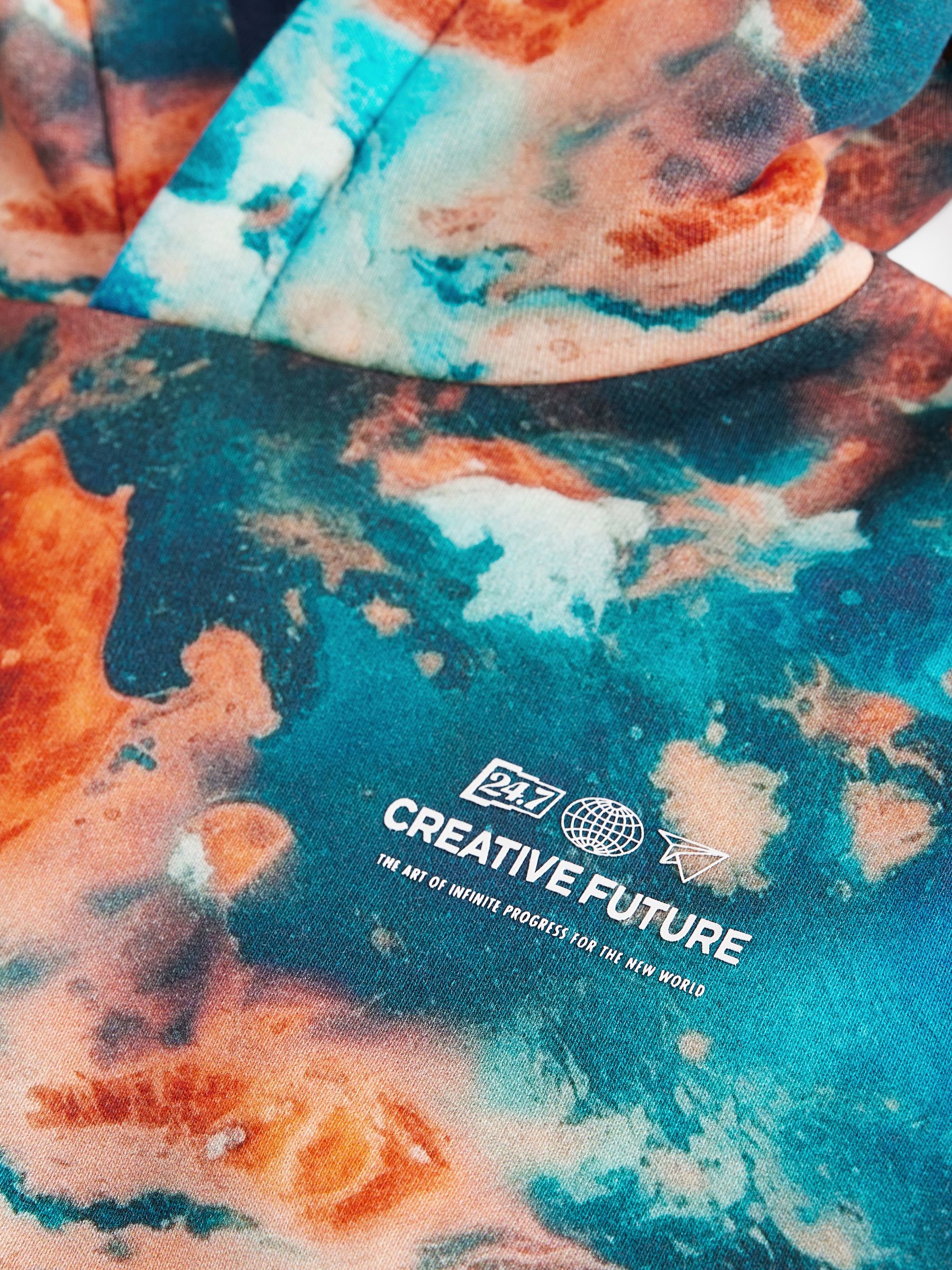 【GRAVER】23FW★ ODDSMILE Rainbow Smile Hoodie OR-SmileyWarpHoodie-LtBlue.jpg