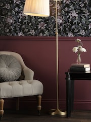Laura Ashley Brass Hemsley Task Floor Lamp - Image 1 of 3