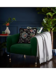 Wedgwood Grey Folia Throw - Image 2 of 2