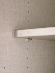 Rauch White 1.8m Sliding Courtney Glass Semi Fitted Wardrobe - Image 3 of 4