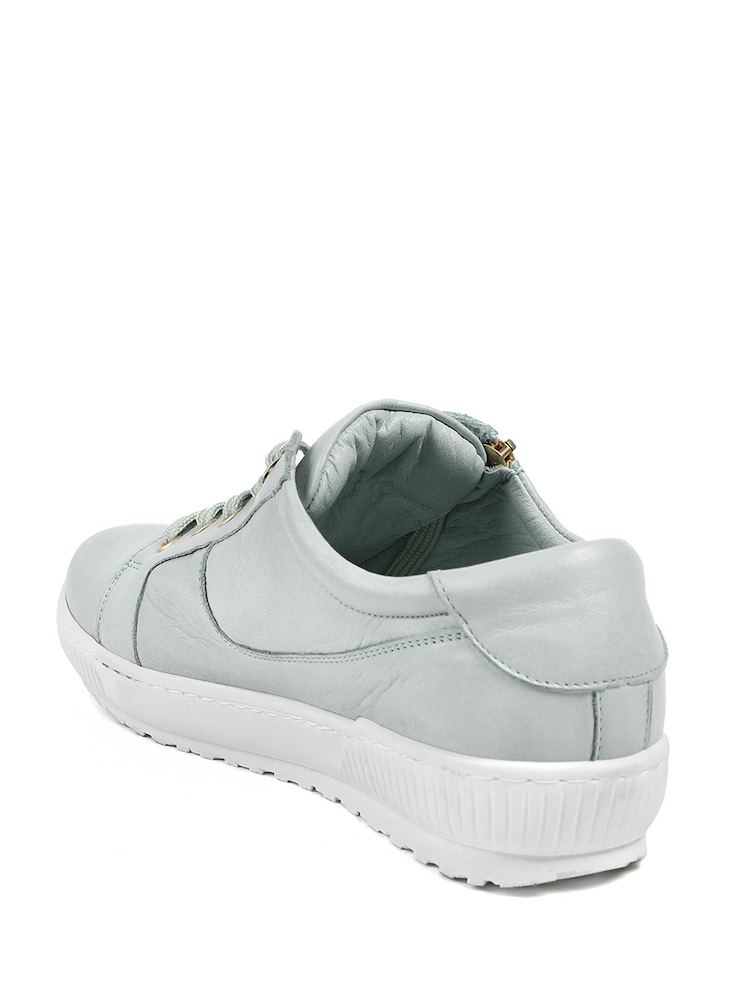 Jones Bootmaker Padova Wide-Fit Leather Trainers - 画像 2 / 6