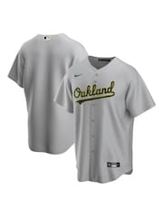 Nike Grey Oakland Athletics Official Replica Road Jersey - Image 1 of 3