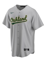 Nike Grey Oakland Athletics Official Replica Road Jersey - Image 2 of 3