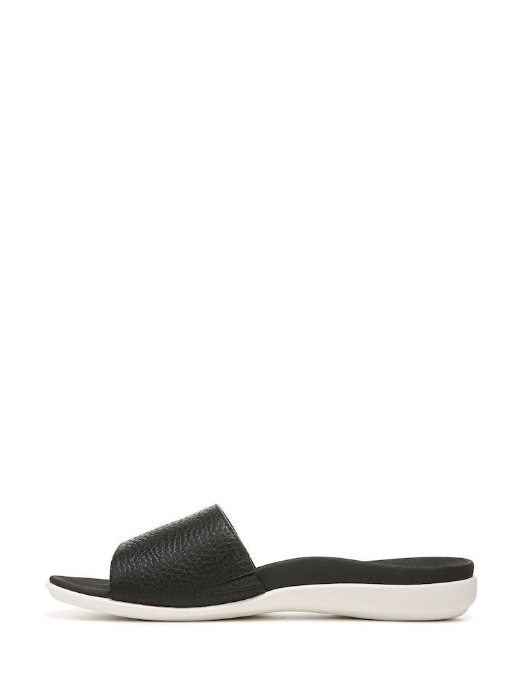 Vionic Val Tumbled Leather Slides - Image 2 of 6