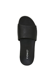 Vionic Val Tumbled Leather Slides - Image 5 of 6
