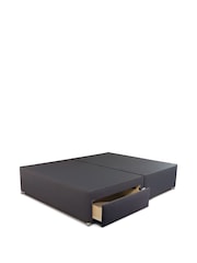 Sleepeezee Charcoal Ashdown 2400 Mattress and 2 Drawer Divan Base Bed Set - Image 4 of 4