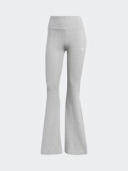 adidas Originals Grey Essentials Rib Flared Leggings - Image 6 of 6