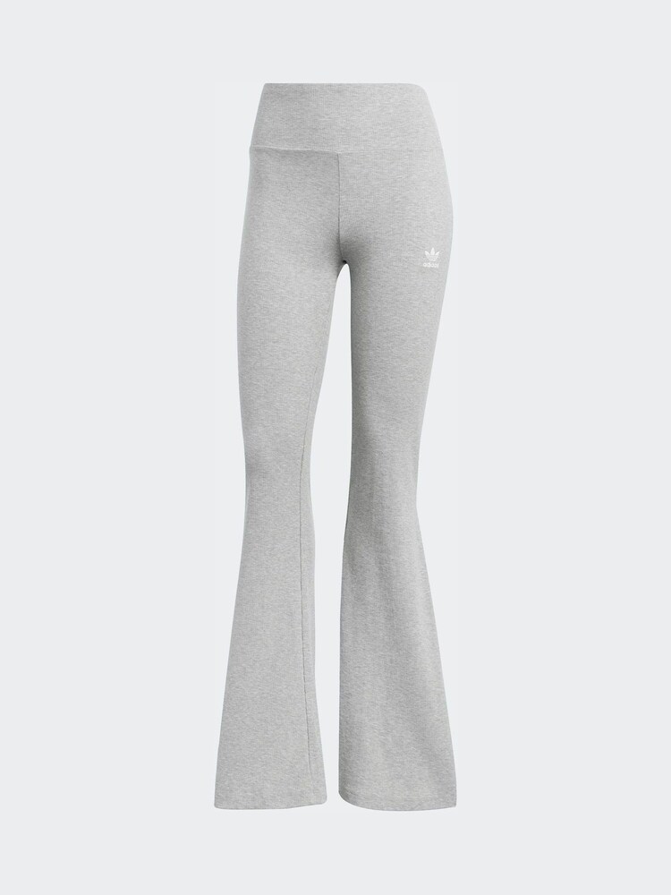 adidas Originals Grey Essentials Rib Flared Leggings - Image 6 of 6