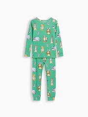 Gap Green Disney Winnie the Pooh Print Pyjamas Set (6mths-5yrs) - Image 1 of 3