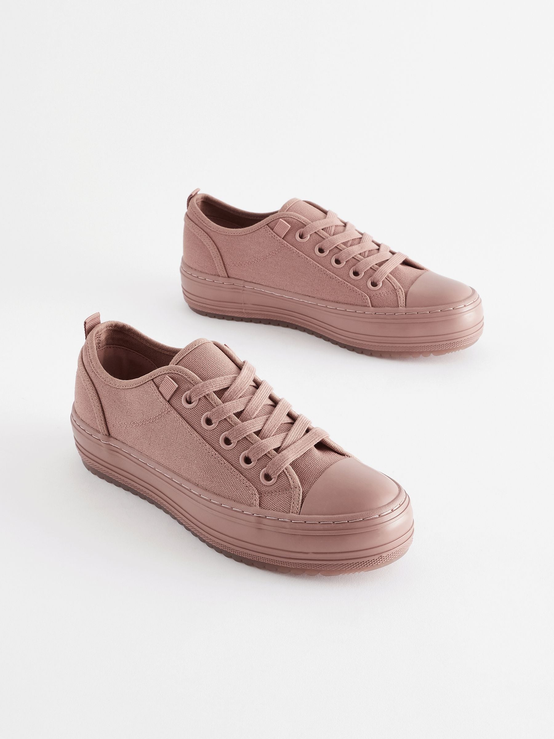 Buy Rose Pink Forever Comfort Chunky Baseball Trainers from Next Luxembourg
