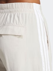 adidas Cream Essentials 3-Stripes Lifestyle Woven Parachute Tracksuit Bottoms - Image 5 of 6
