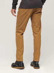 Superdry Dark Brown Slim Officers Chinos Trousers - Image 2 of 3