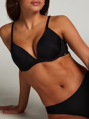 Hunkemöller Black Angie Padded Underwired Push-Up Bra - Image 3 of 6
